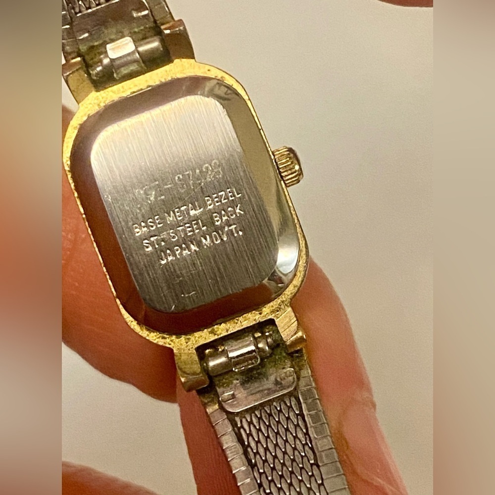 Phasar Gold-Tone Rectangular Watch - Picture 3 of 3